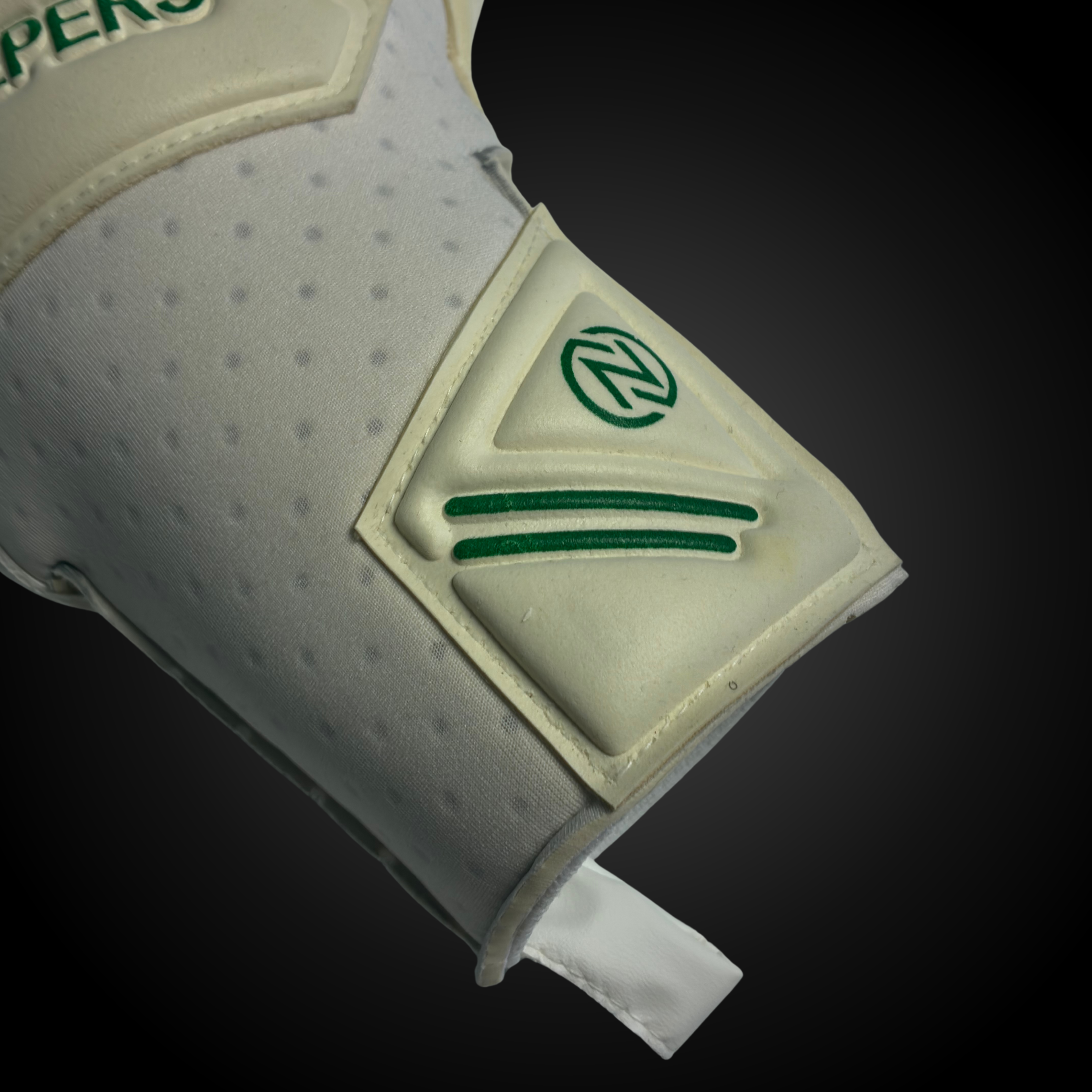 Guantes de Arquero Profesional Supernova - Blanco y Verde