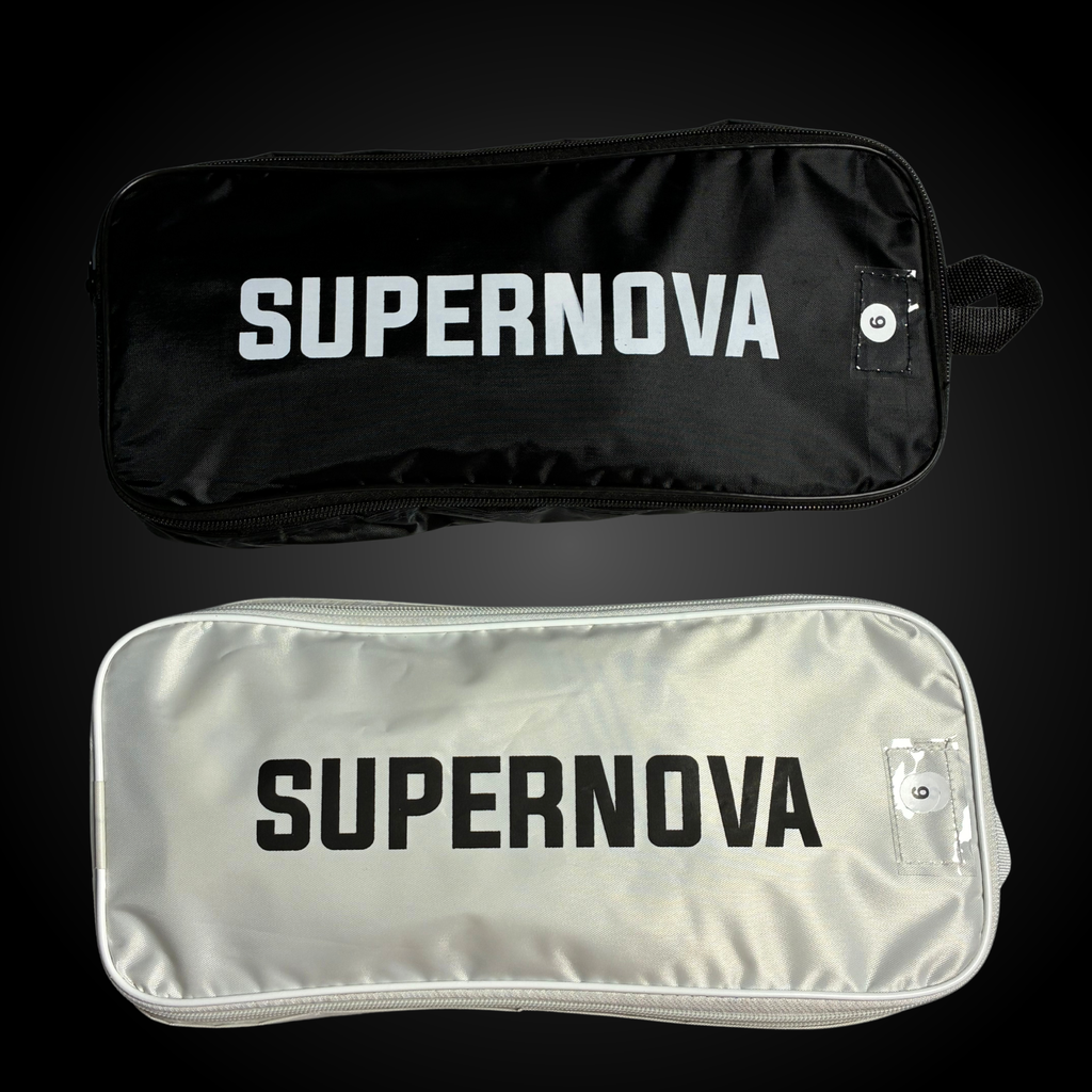 Guantes de Arquero Profesional Supernova - Negro y Gris
