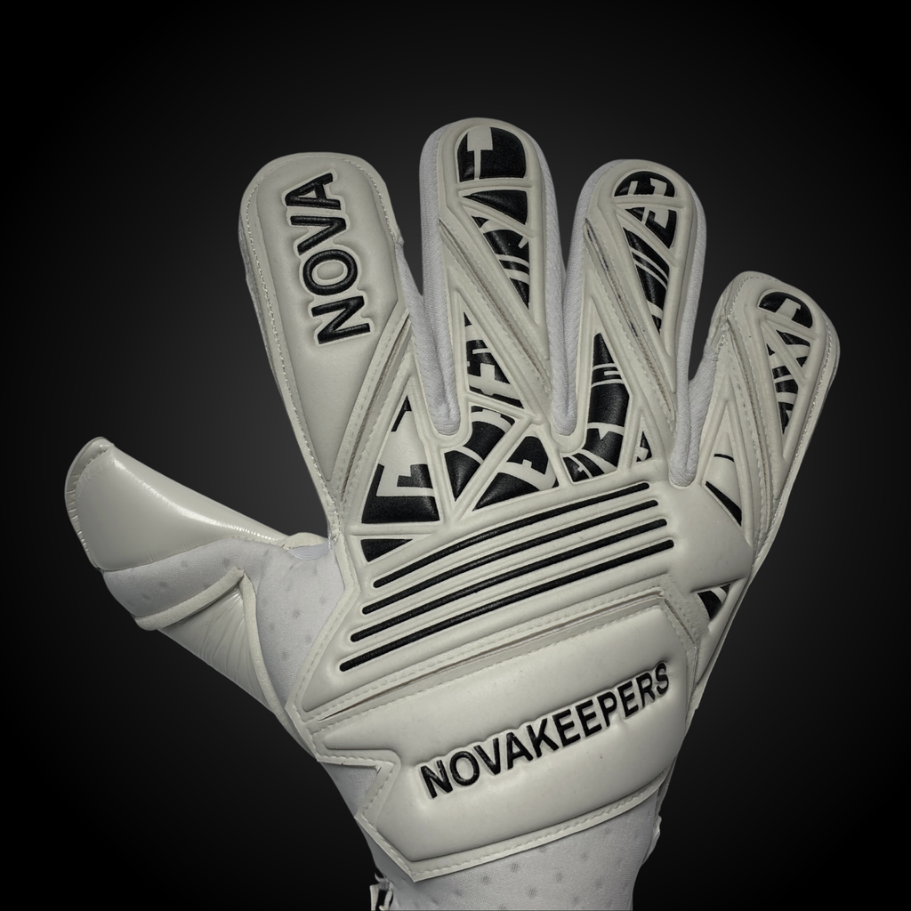 Guantes de Arquero Profesional Supernova - Blanco y negro