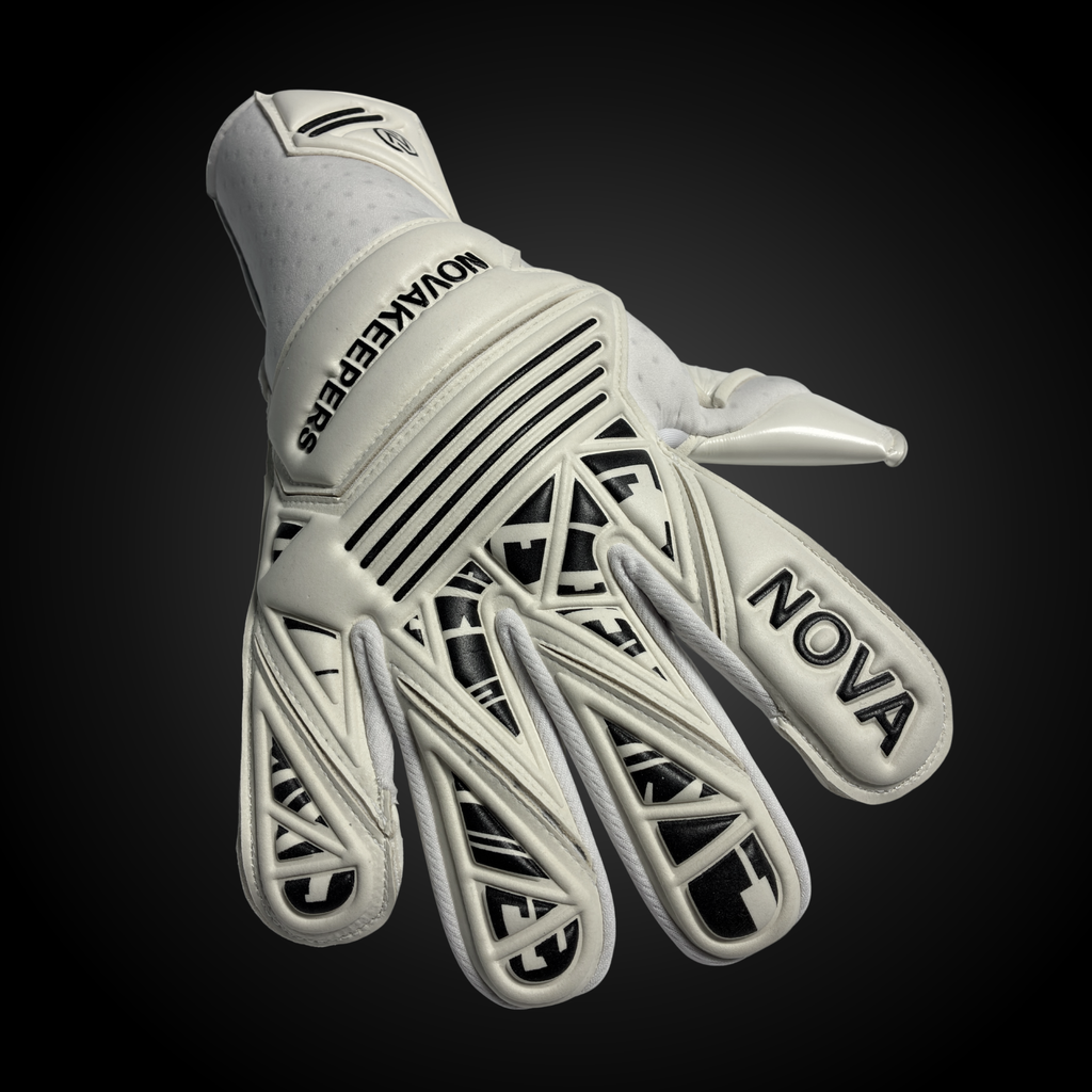 Guantes de Arquero Profesional Supernova - Blanco y negro