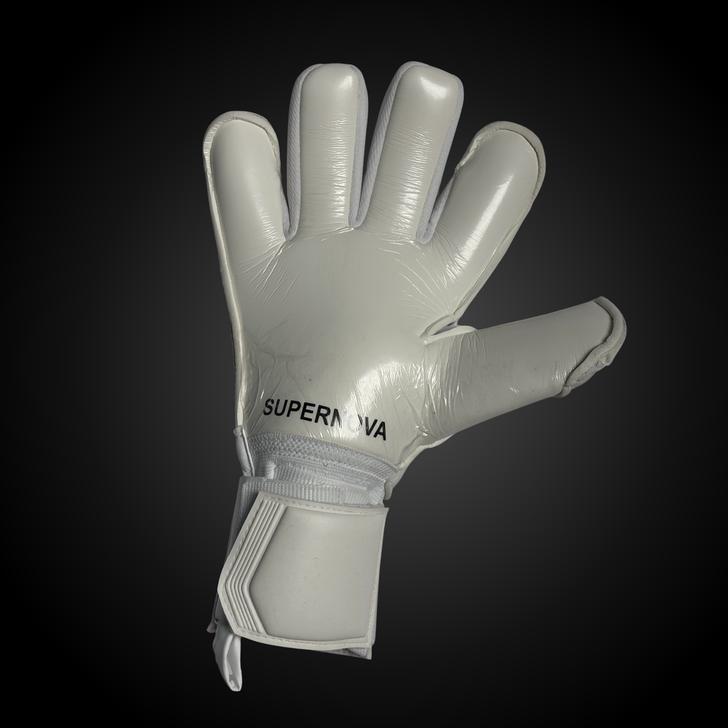 Guantes de Arquero Profesional Supernova - Blanco y negro