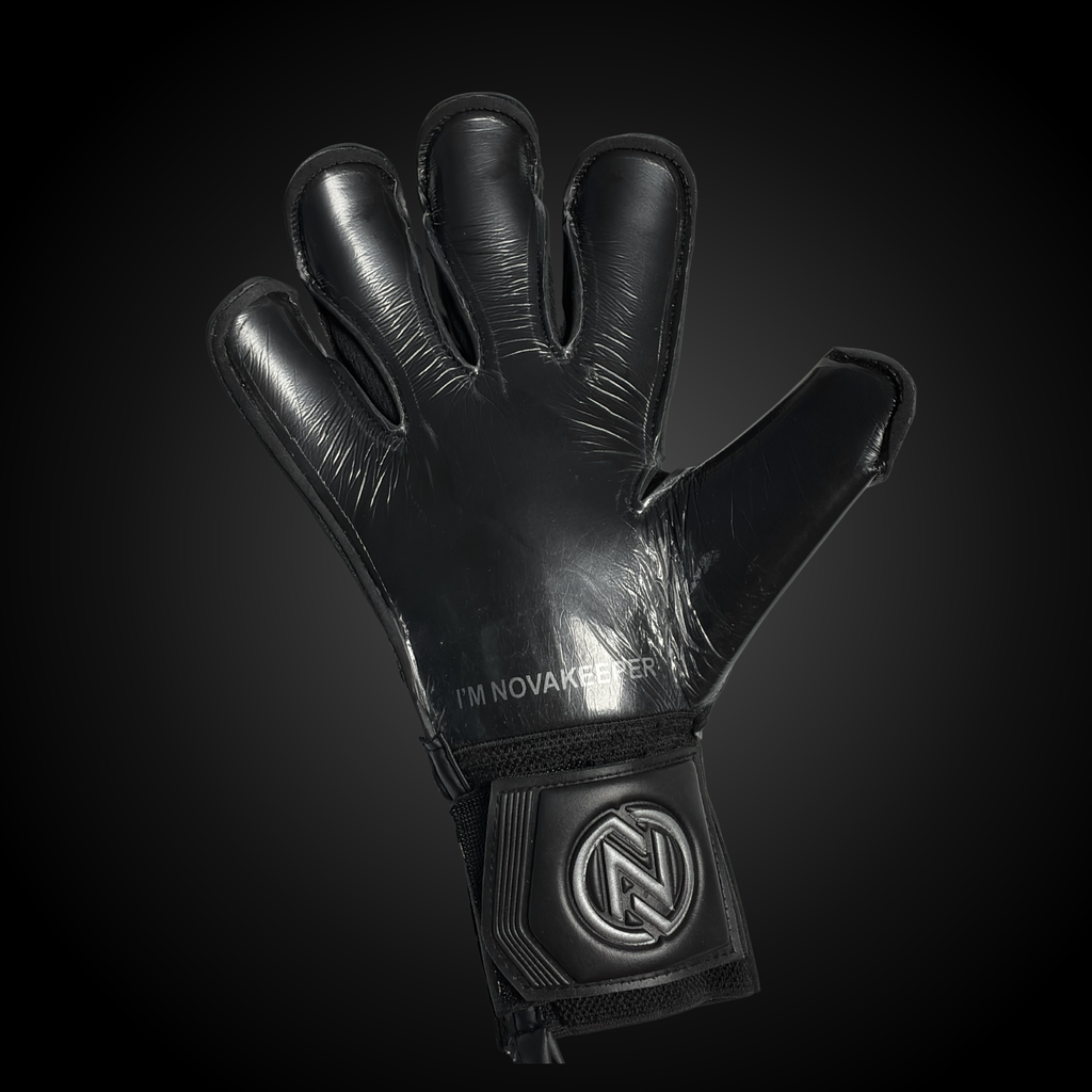 Guantes de Arquero Profesional NovaOne 3.0 Silver Edition - Negro y plateado
