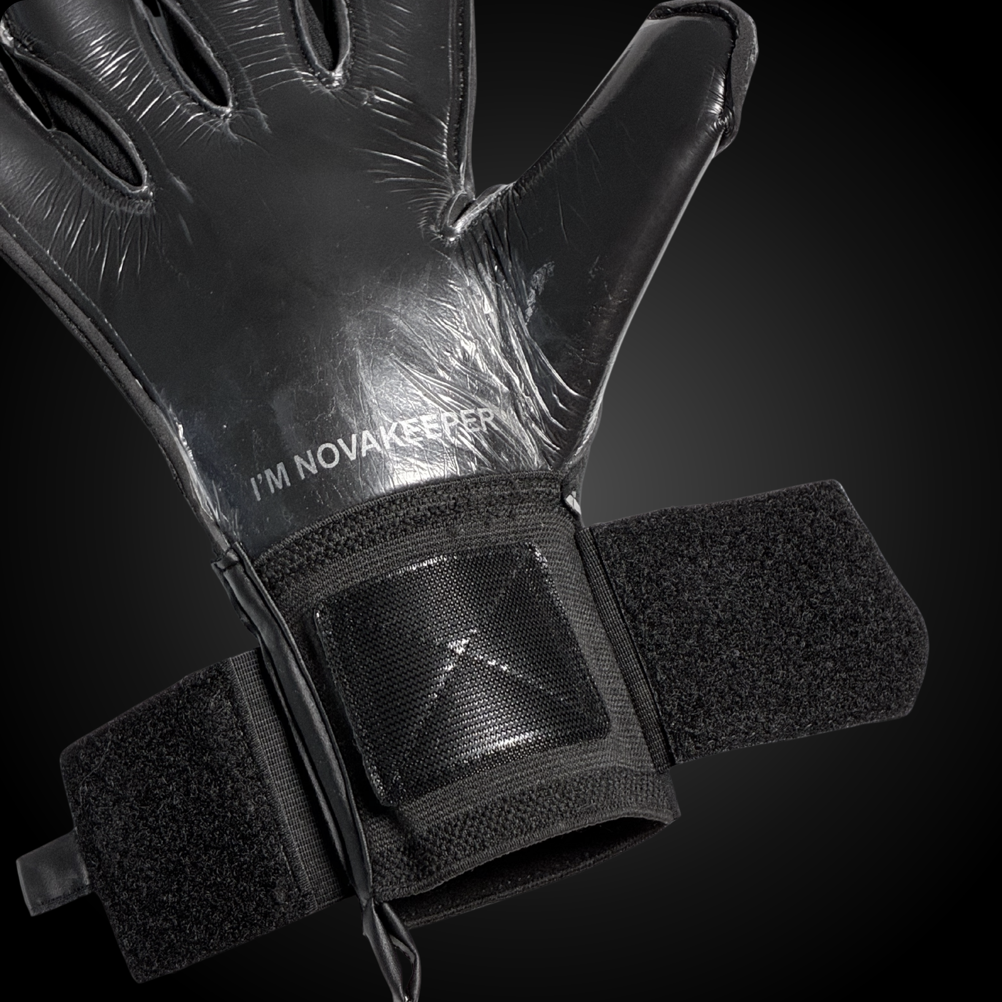 Guantes de Arquero Profesional NovaOne 3.0 Silver Edition - Negro y plateado