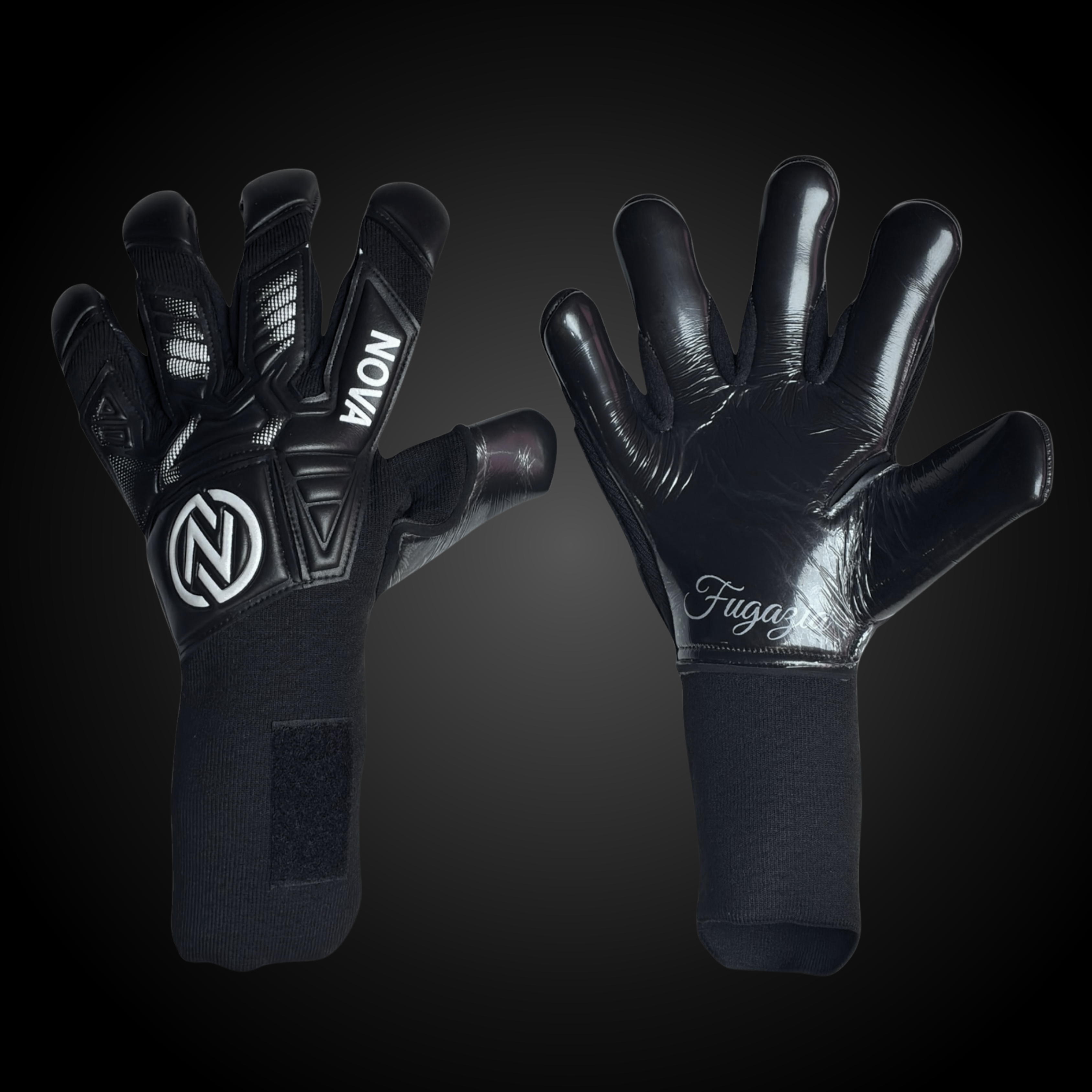 Fugazia 2.0 Flyknit Full Black – Guantes de Arquero Profesionales