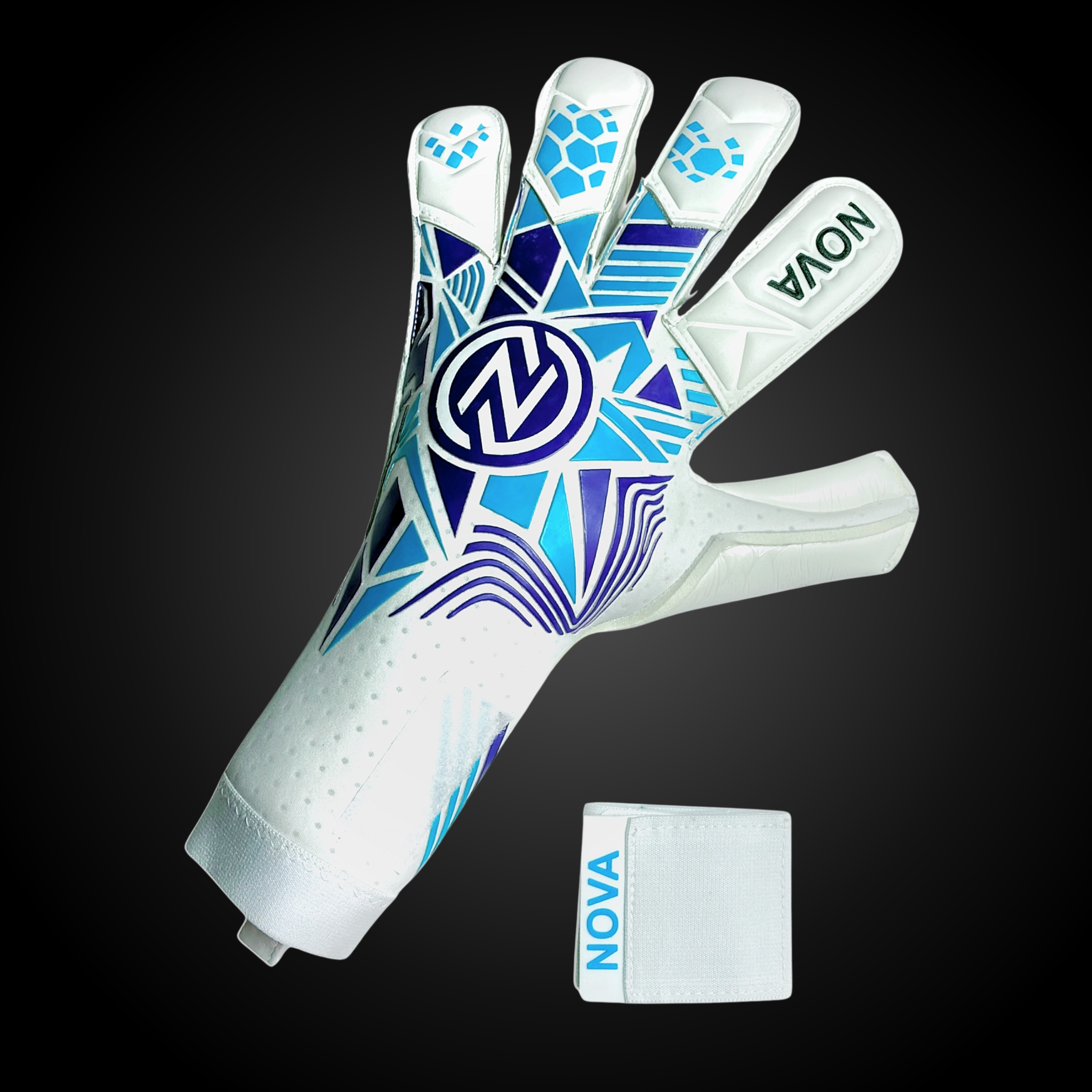 Orbital Nebulosa - Guantes de Arquero con Látex Contact 4 mm y Corte ErgoRoll