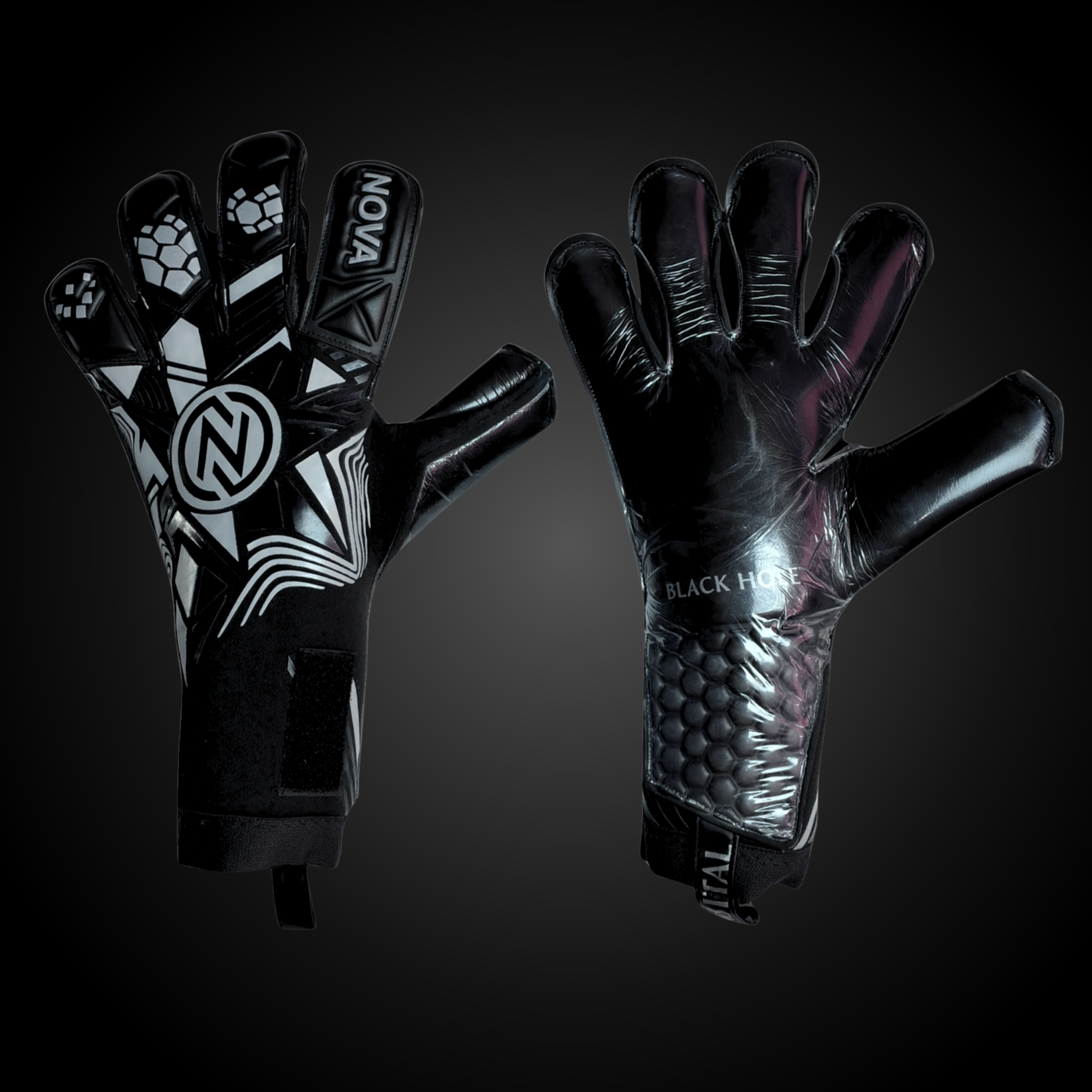 Orbital Black Hole - Guantes de Arquero con Látex Contact 4 mm y Corte ErgoRoll