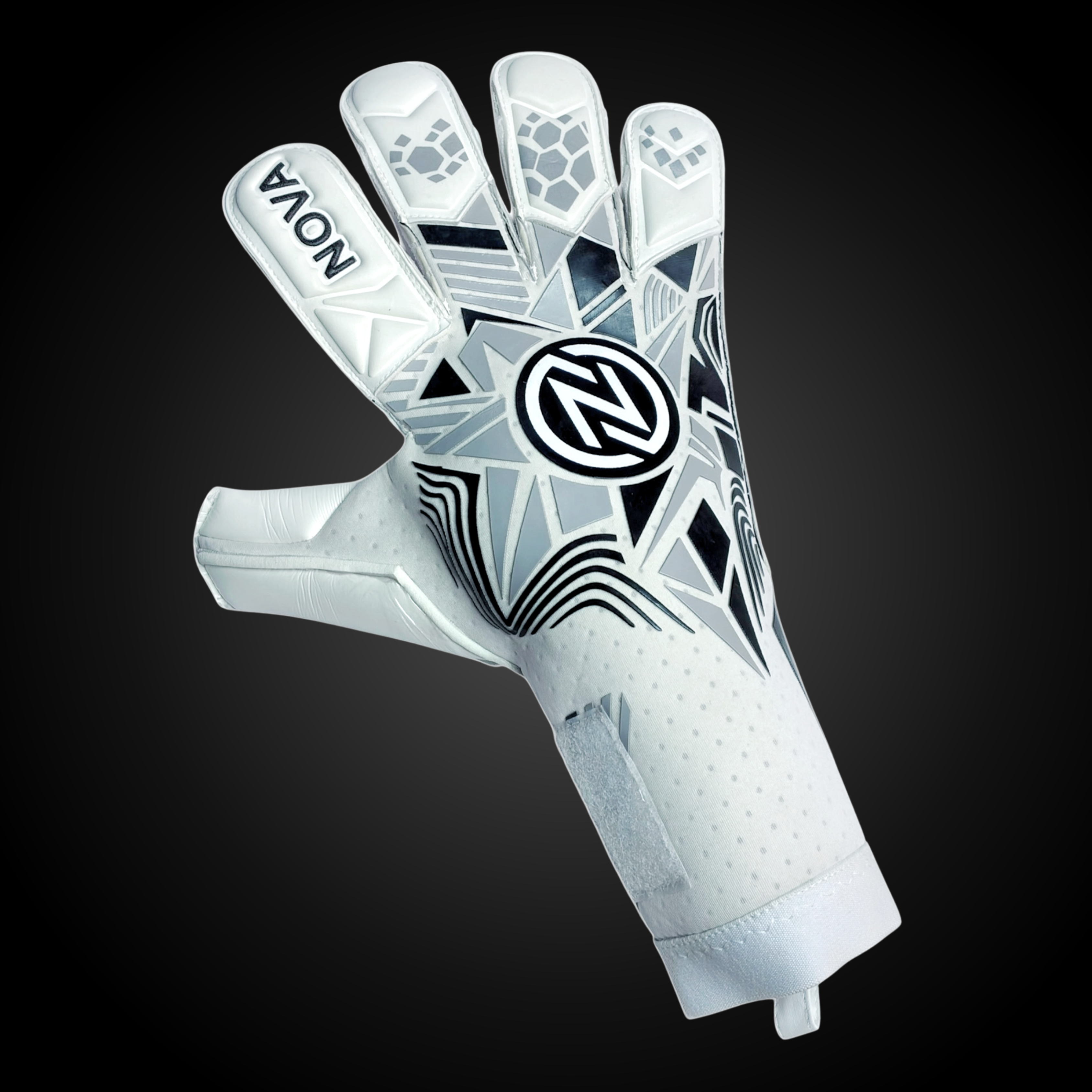 Orbital White Hole - Guantes de Arquero con Látex Contact 4 mm y Corte ErgoRoll