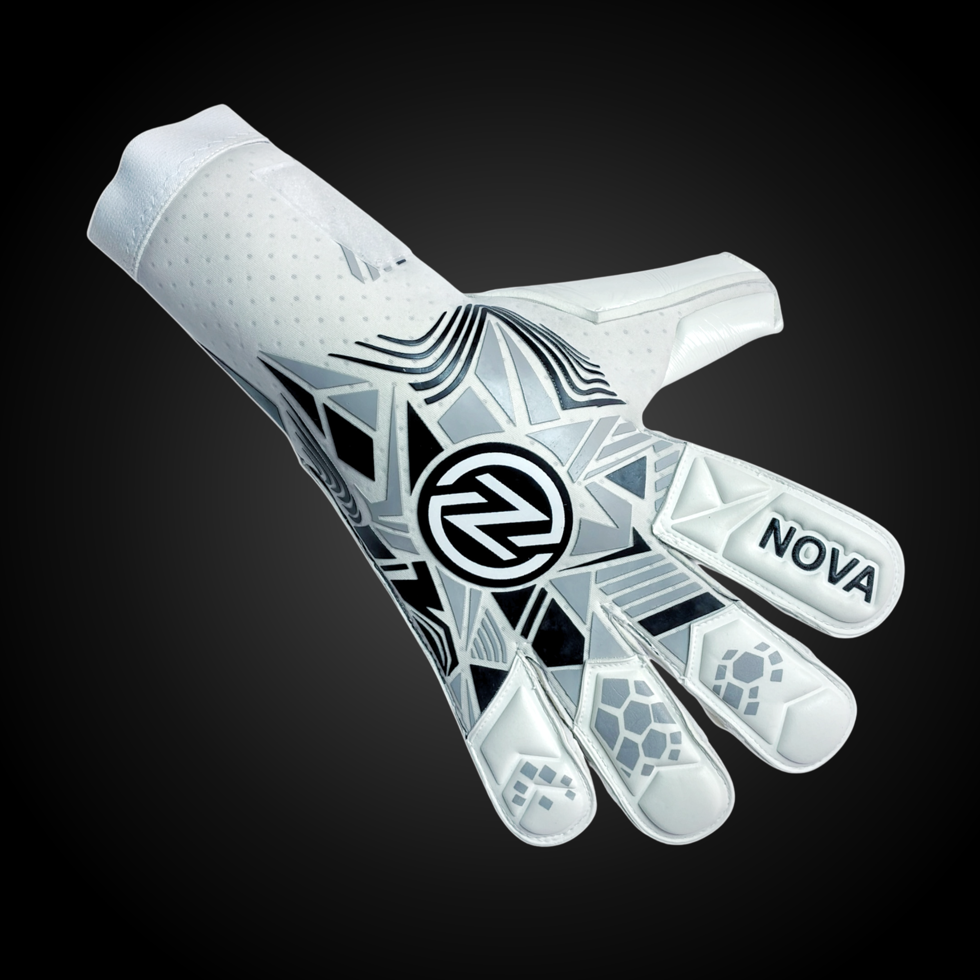 Orbital White Hole - Guantes de Arquero con Látex Contact 4 mm y Corte ErgoRoll