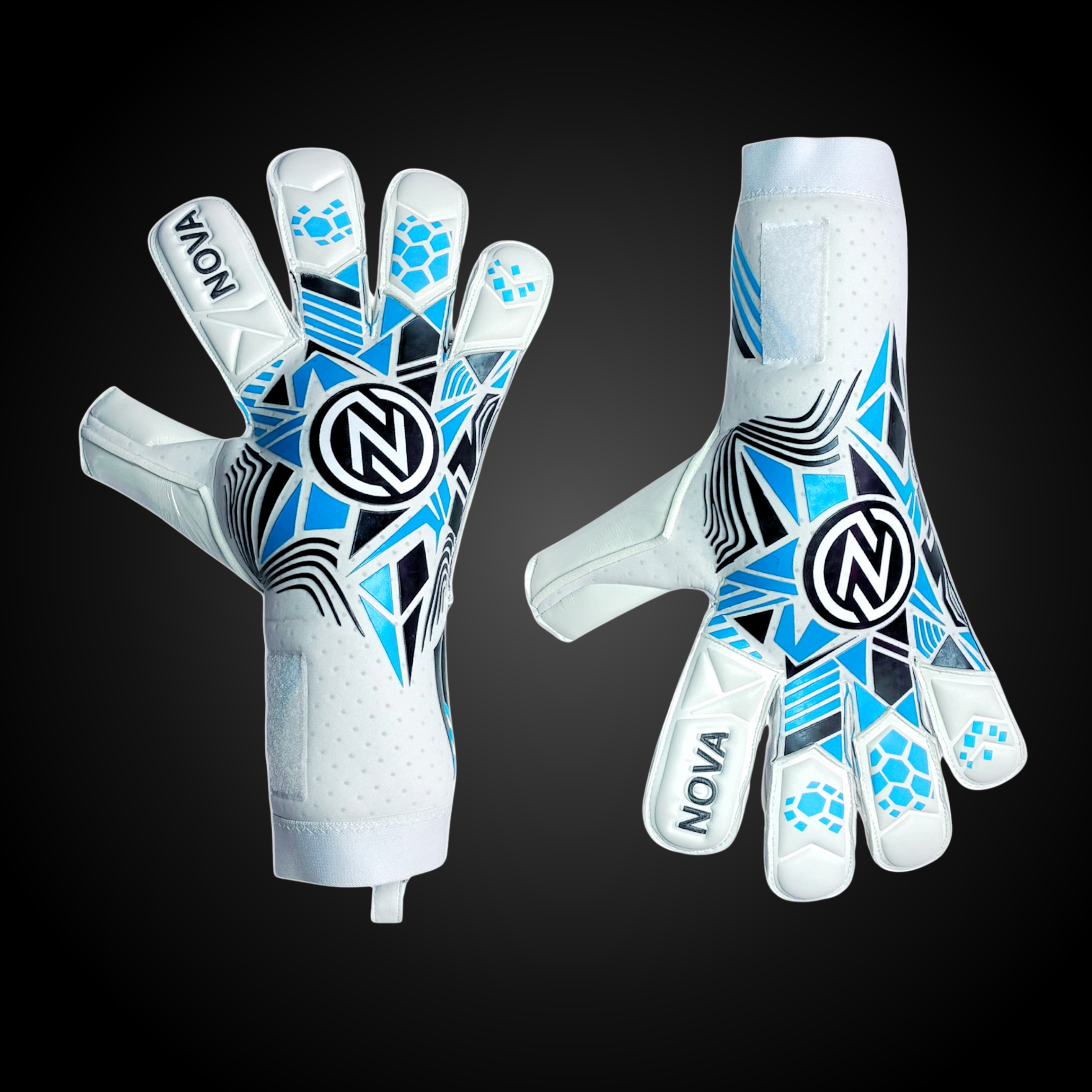Orbital Quasar - Guantes de Arquero con Látex Contact 4 mm y Corte ErgoRoll