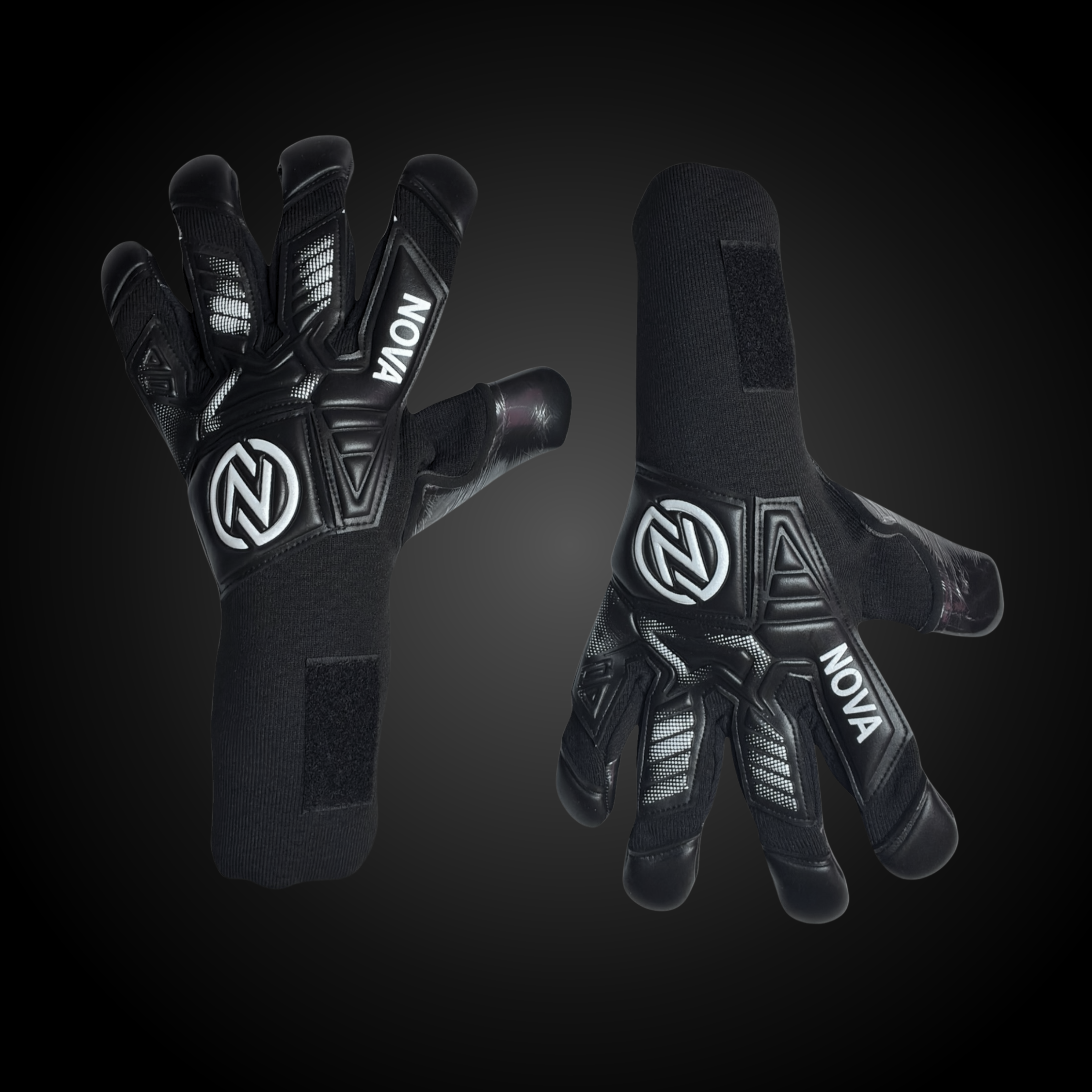 Fugazia 2.0 Flyknit Full Black – Guantes de Arquero Profesionales