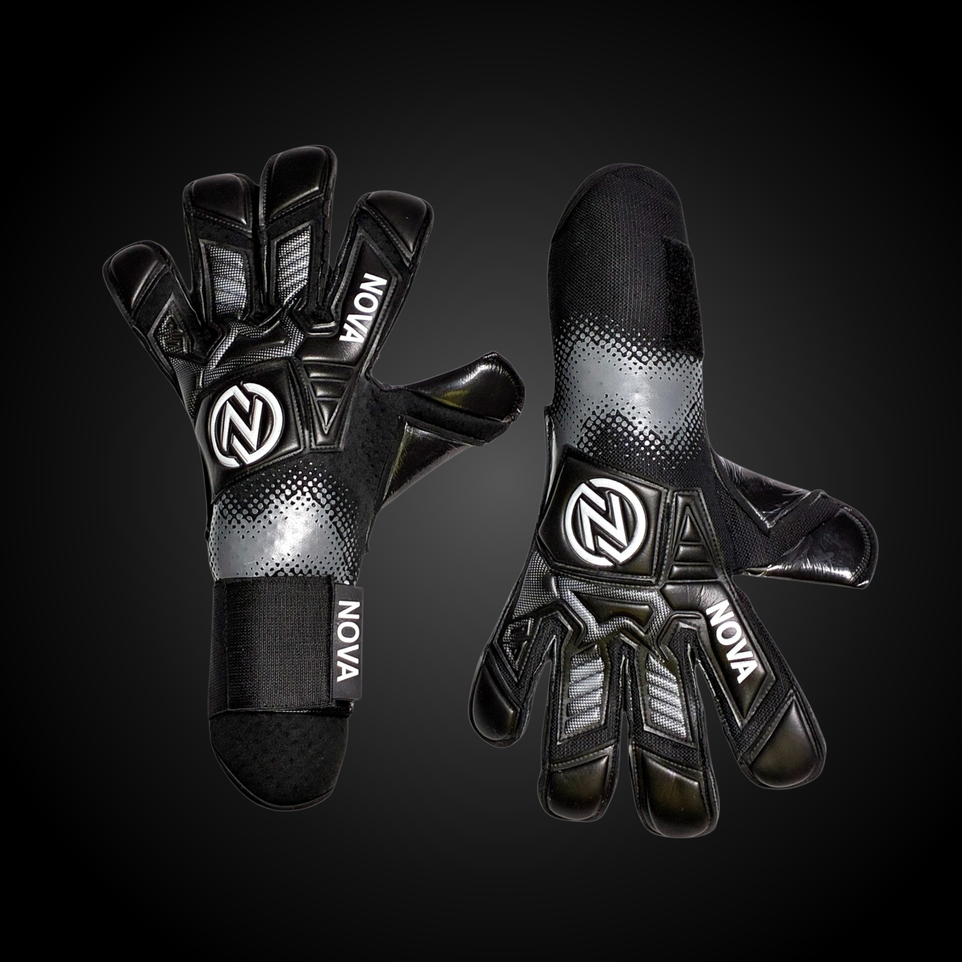 Guantes de Arquero Profesional Fugazia Negro