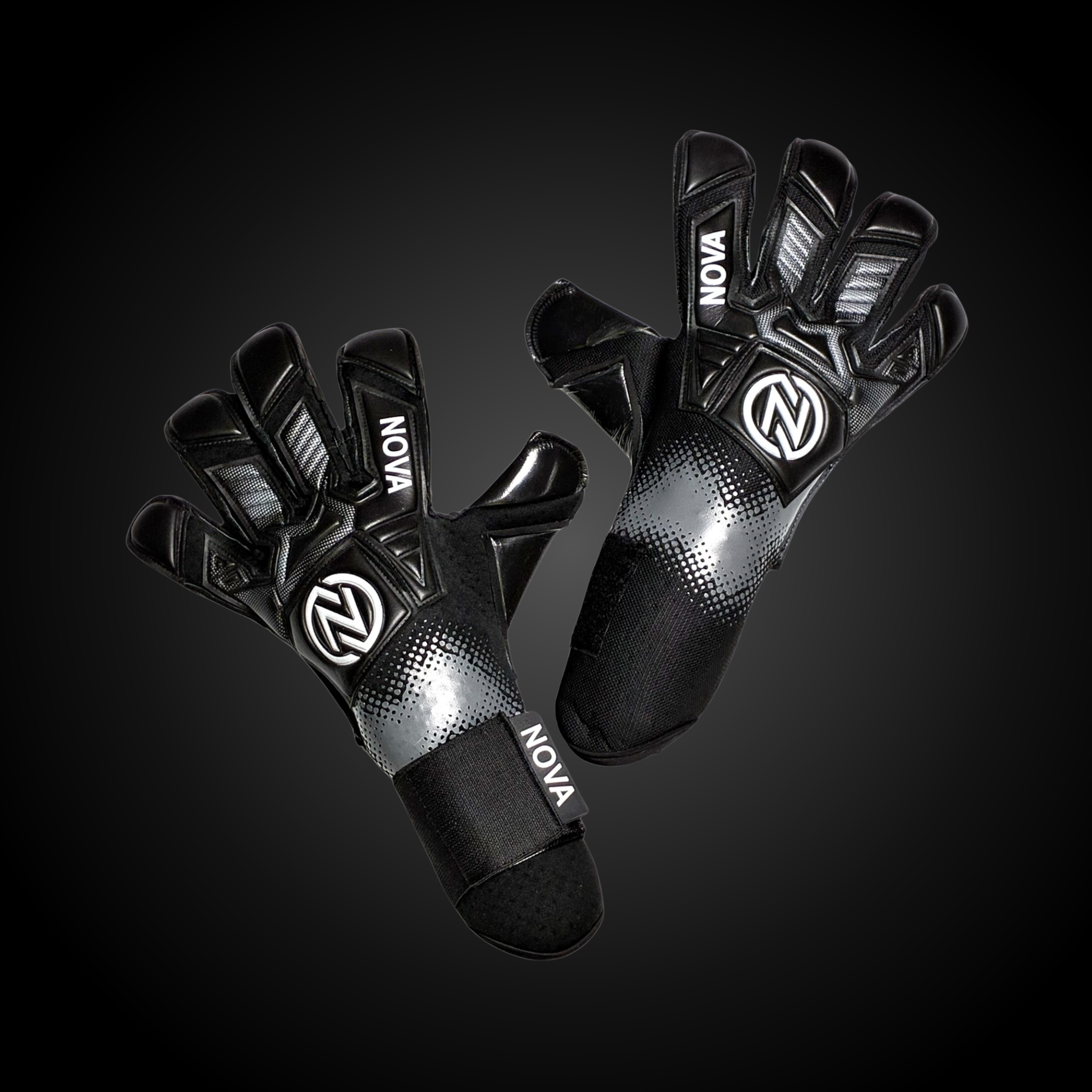 Guantes de Arquero Profesional Fugazia Negro