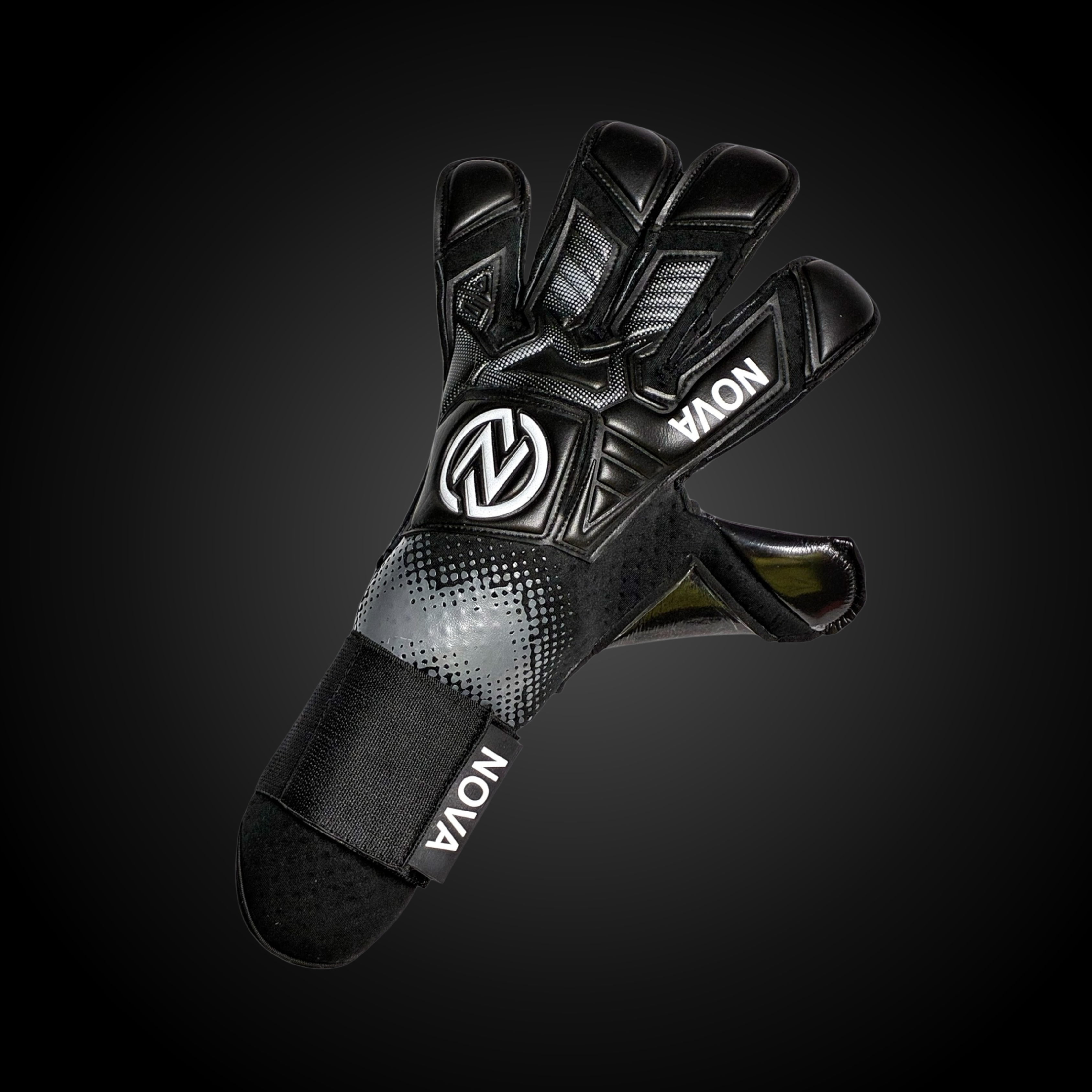 Guantes de Arquero Profesional Fugazia Negro