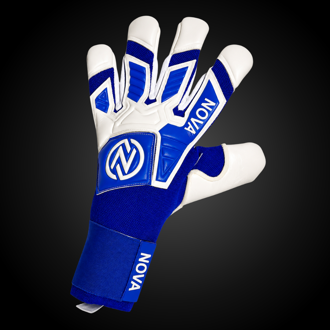 Guantes de Arquero Novakeepers Fugazia Color Pack Blue – NovaGrip 4 mm Profesional