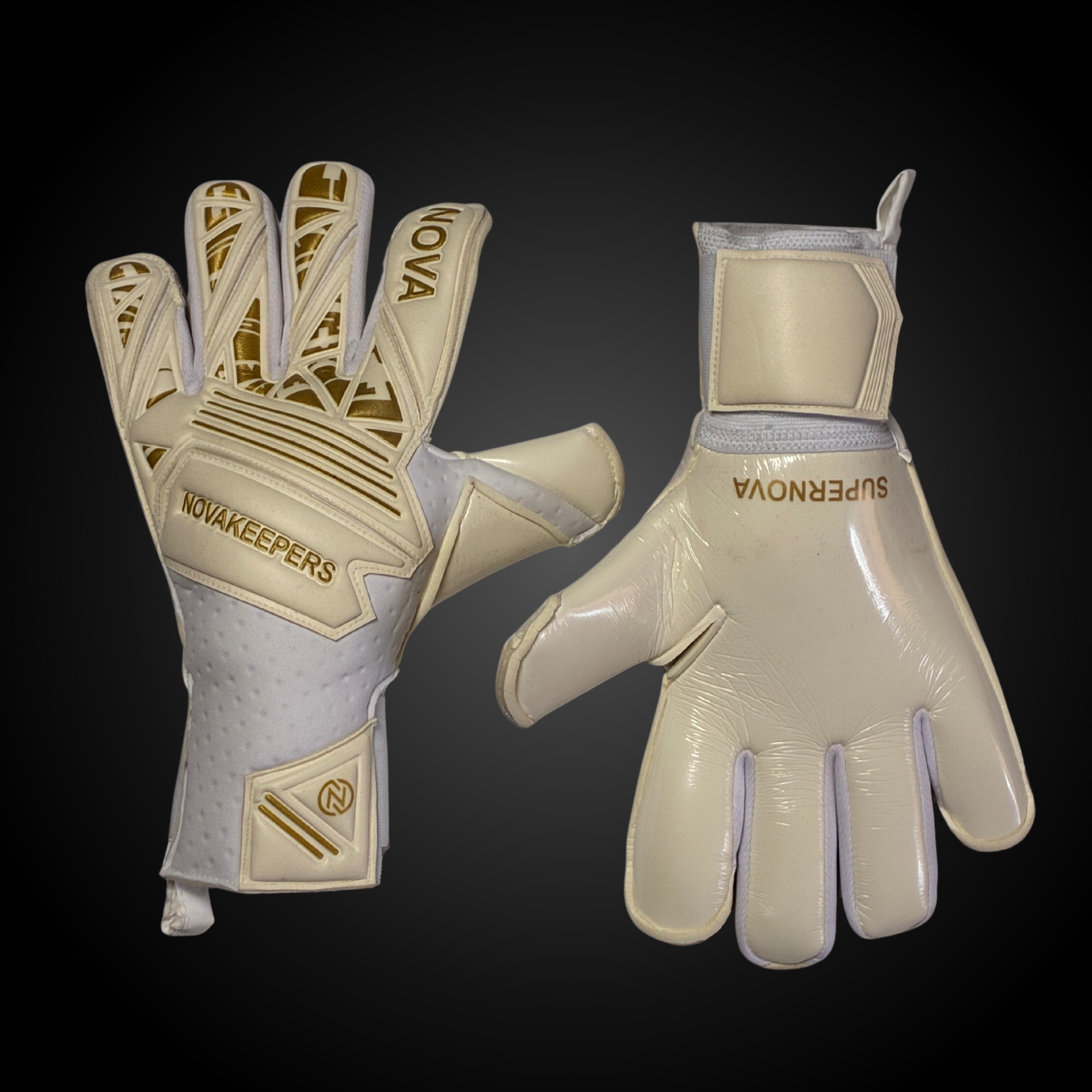 Supernova Gold Edition White– Guantes de Arquero Profesionales