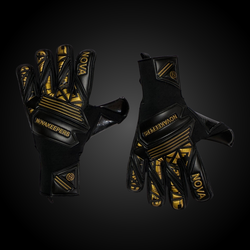 Supernova Gold Edition Black – Guantes de Arquero Profesionales