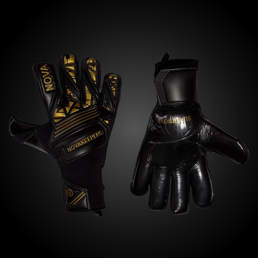 Supernova Gold Edition Black – Guantes de Arquero Profesionales
