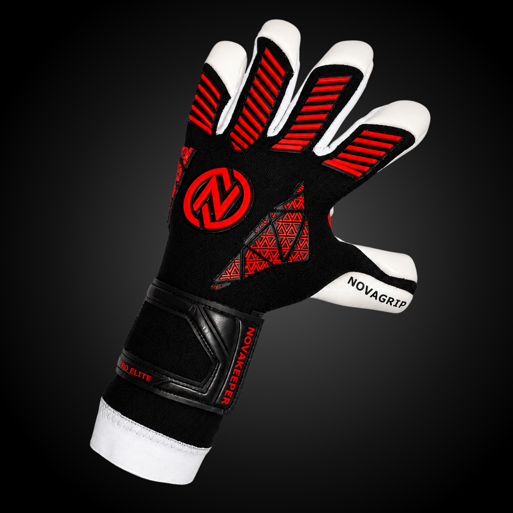 Guantes de Arquero Novakeepers Fugazia X Red – NovaGrip 4 mm Profesional