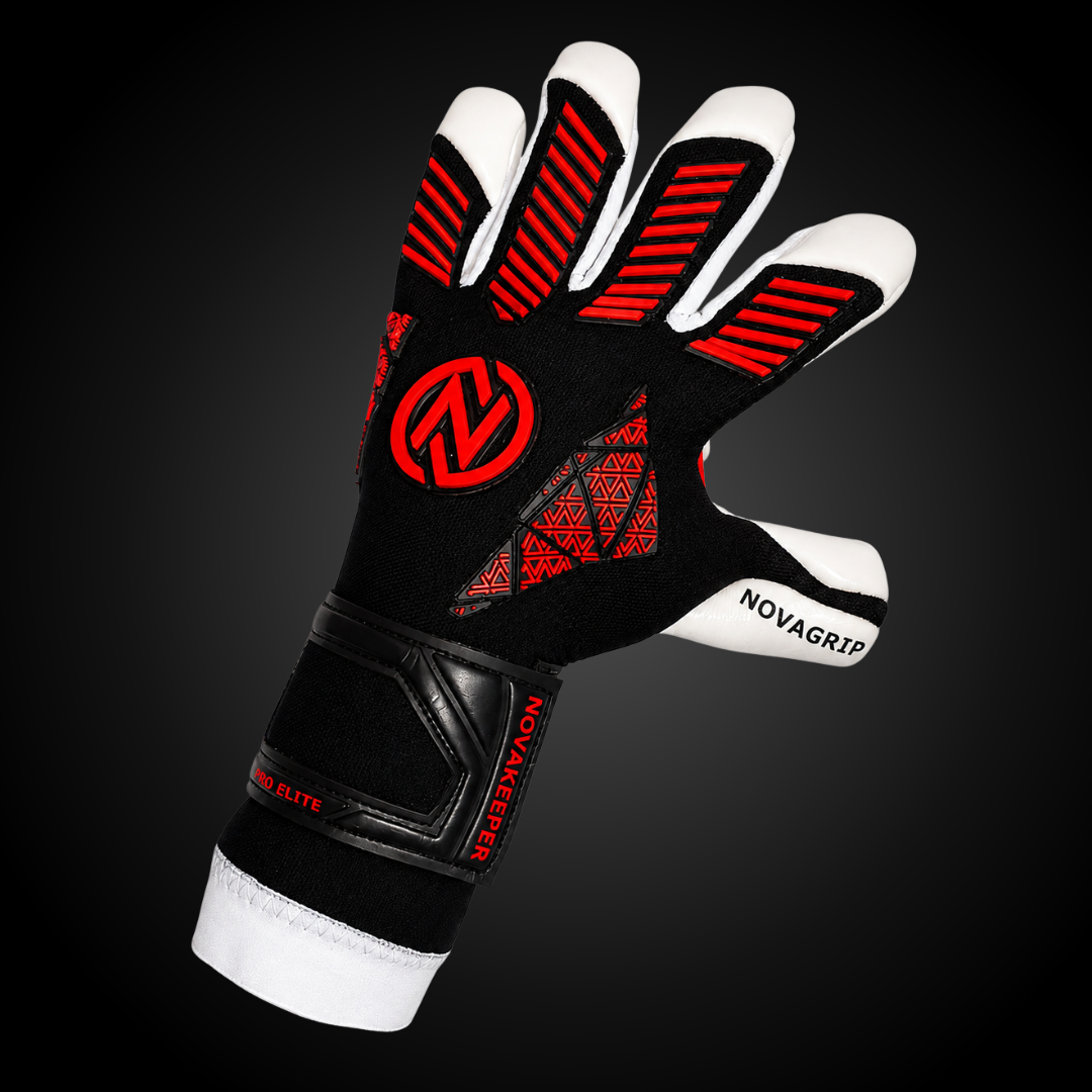 Guantes de Arquero Novakeepers Fugazia X Red – NovaGrip 4 mm Profesional