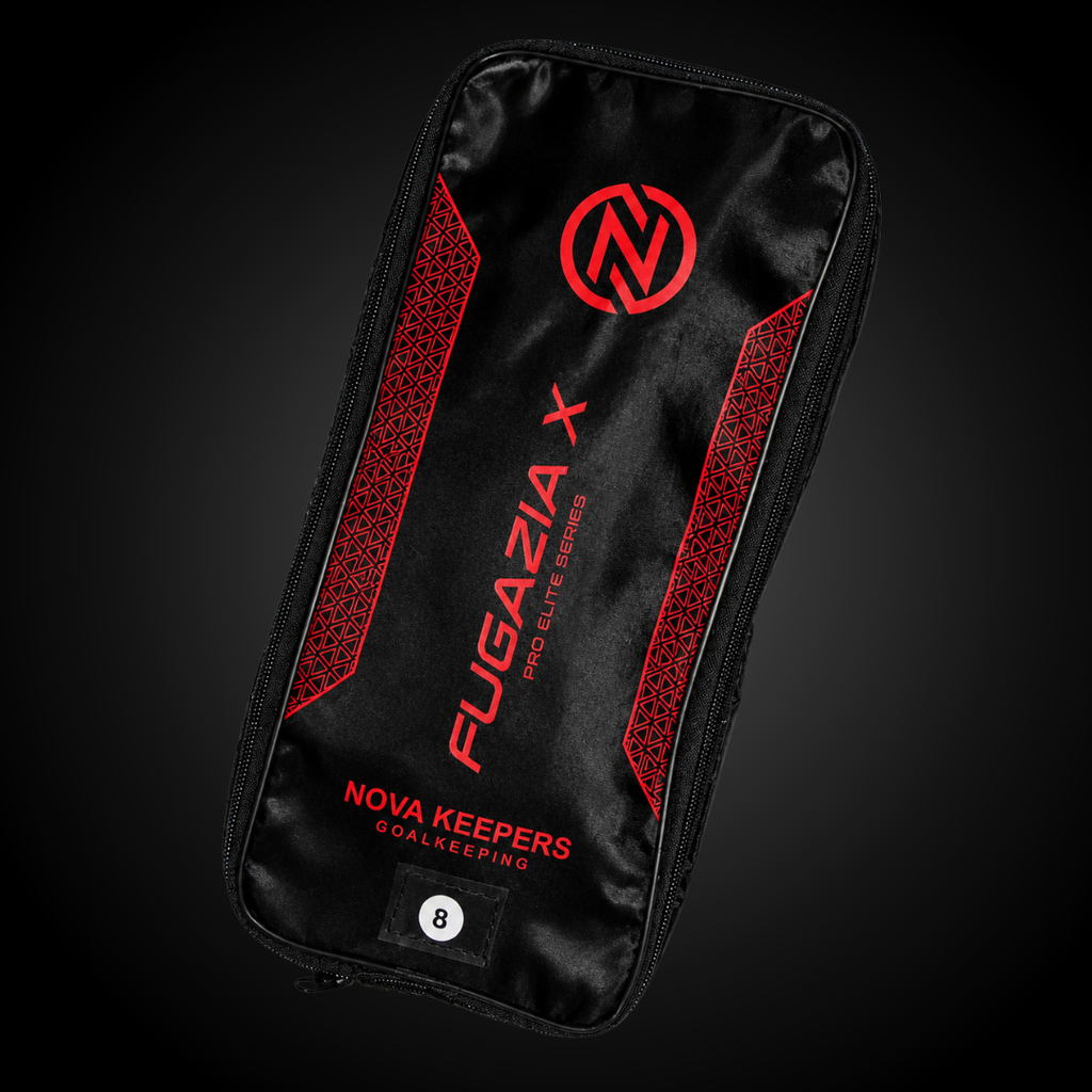 Guantes de Arquero Novakeepers Fugazia X Red – NovaGrip 4 mm Profesional