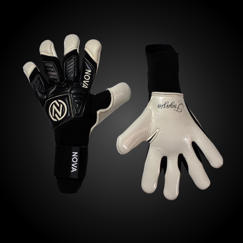 Fugazia 2.0 Flyknit Black & White – Guantes de Arquero Profesionales