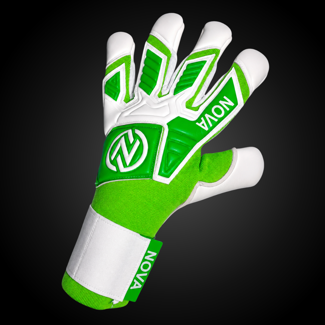Guantes de Arquero Novakeepers Fugazia Color Pack Green – NovaGrip 4 mm Profesional