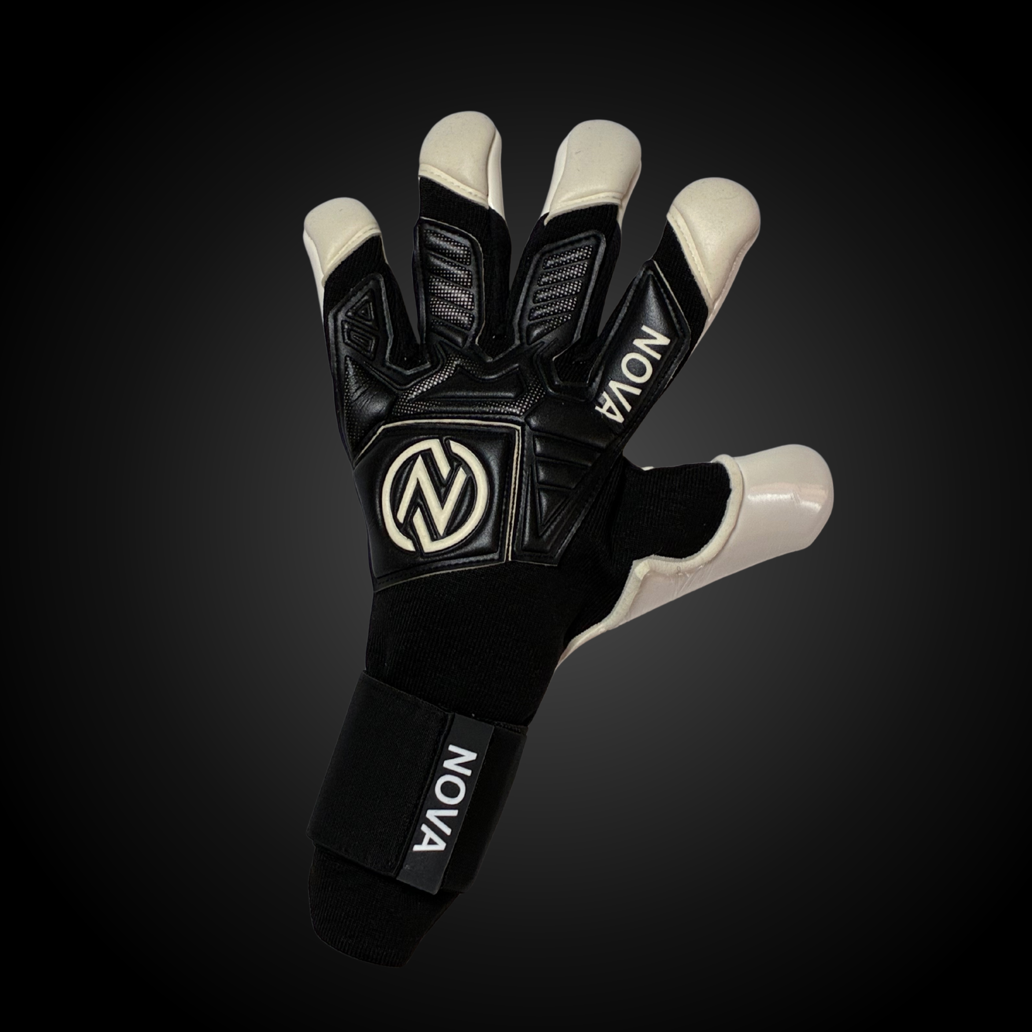 Fugazia 2.0 Flyknit Black & White – Guantes de Arquero Profesionales