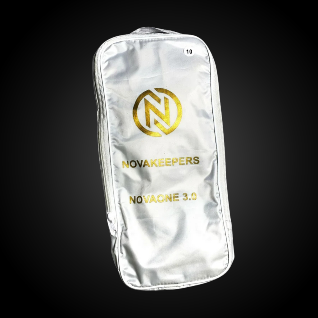 Guantes de Arquero Profesional NovaOne 3.0 Golden Edition – Blanco y Dorado