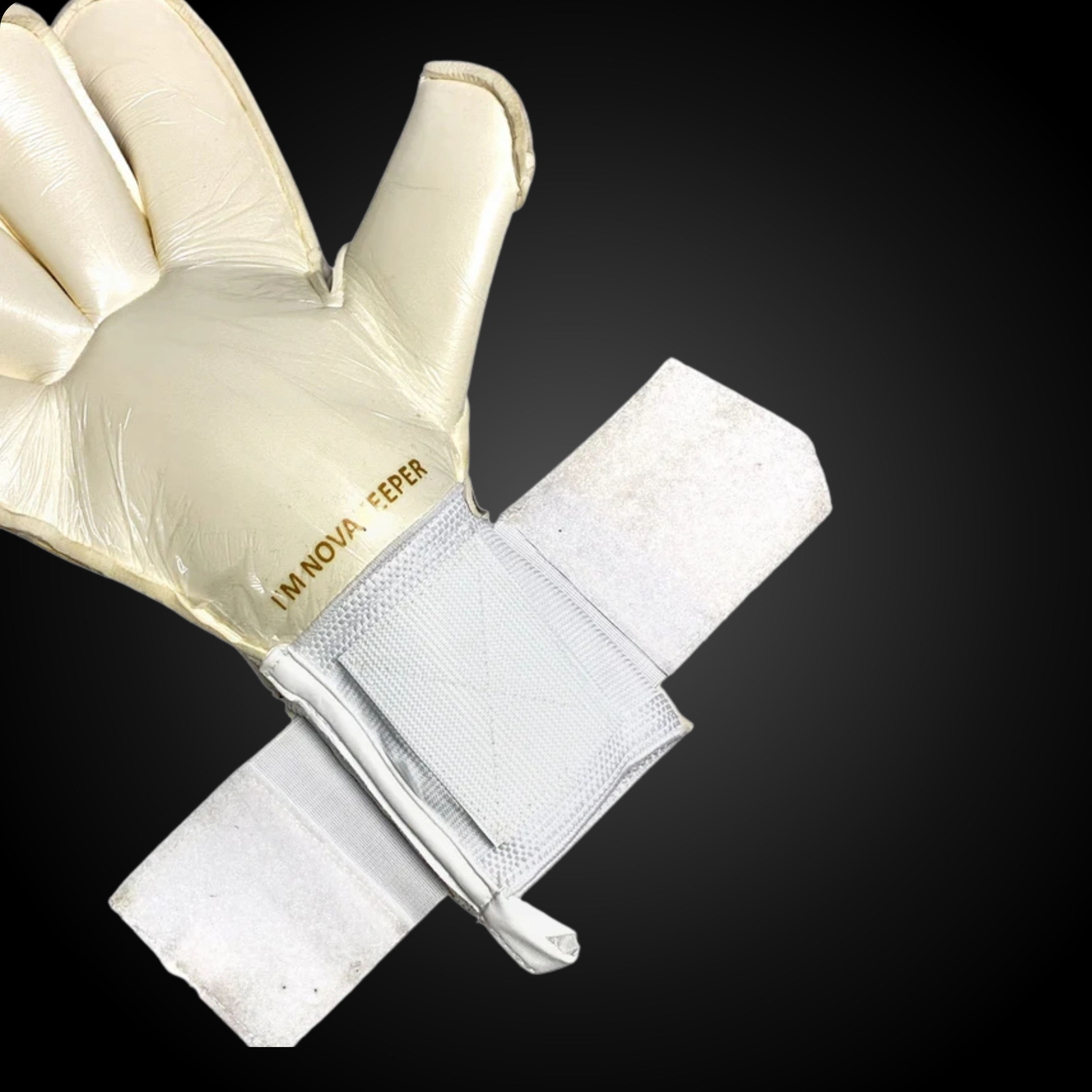 Guantes de Arquero Profesional NovaOne 3.0 Golden Edition – Blanco y Dorado