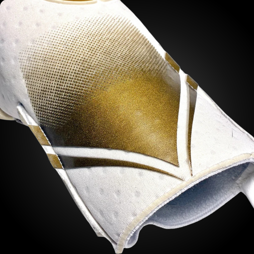 Guantes de Arquero Profesional NovaOne 3.0 Golden Edition – Blanco y Dorado