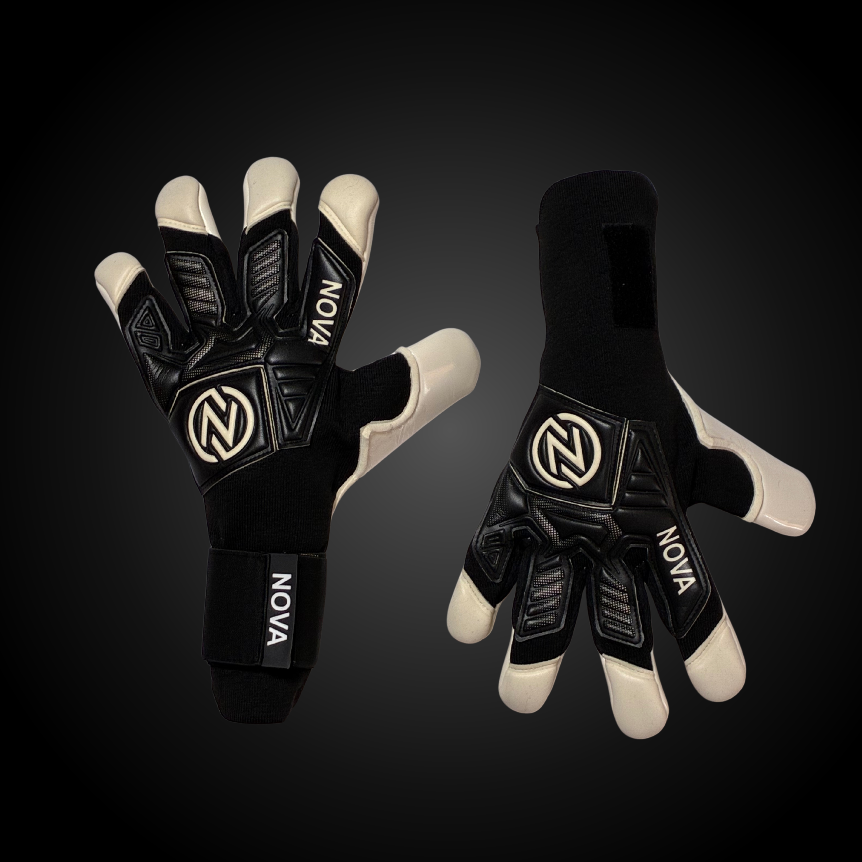 Fugazia 2.0 Flyknit Black & White – Guantes de Arquero Profesionales