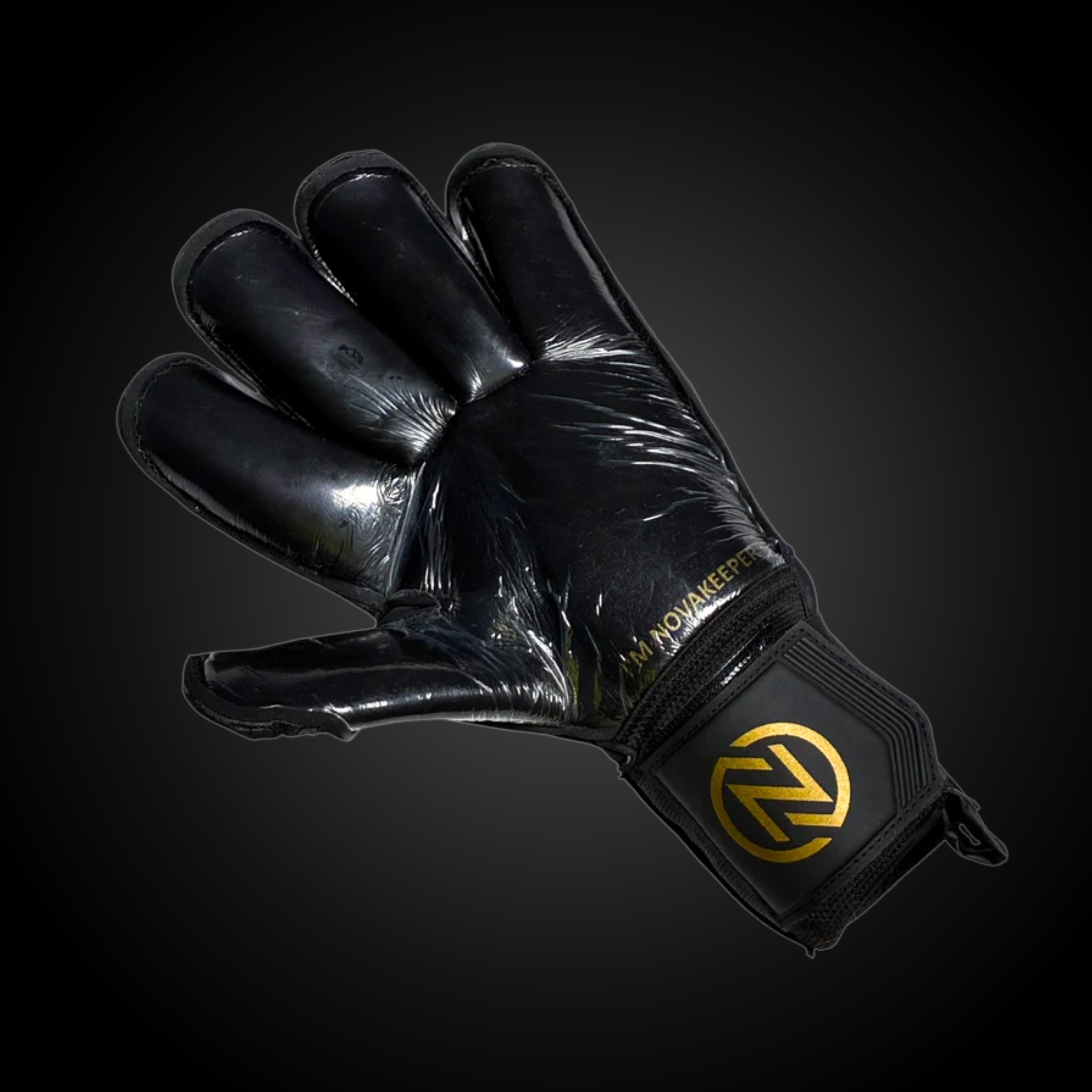 Guantes de Arquero Profesional NovaOne 3.0 Golden Edition – Negro y dorado