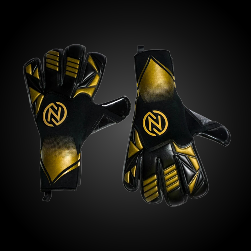 Guantes de Arquero Profesional NovaOne 3.0 Golden Edition – Negro y dorado